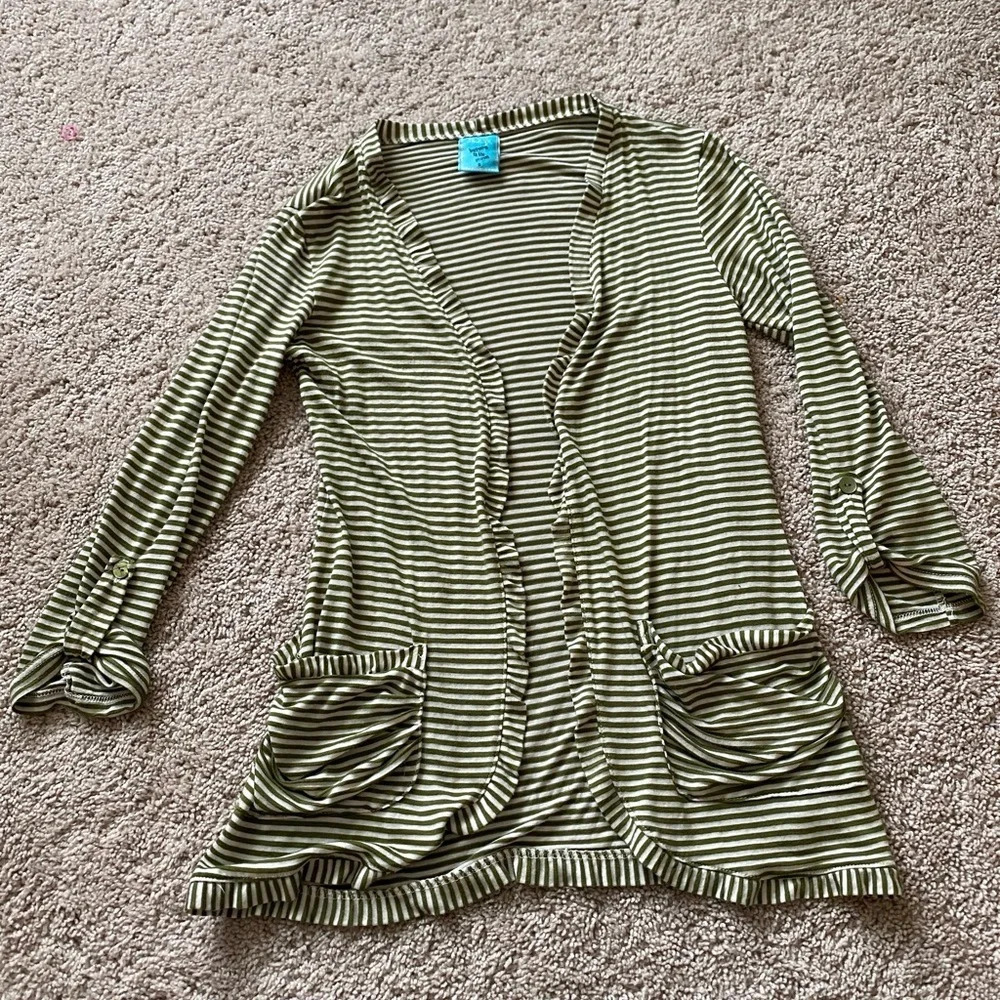 Olive cardigan
